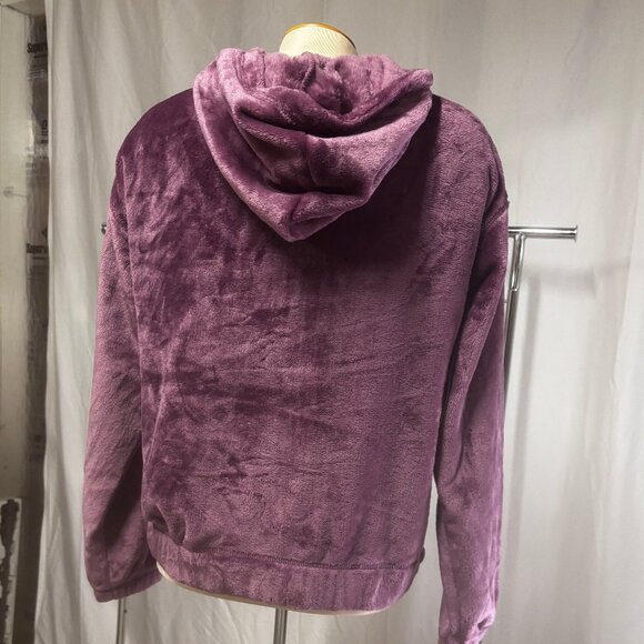 Mauve Zip-Up Hoodie, Sz M, NWOT - Picture 4 of 6